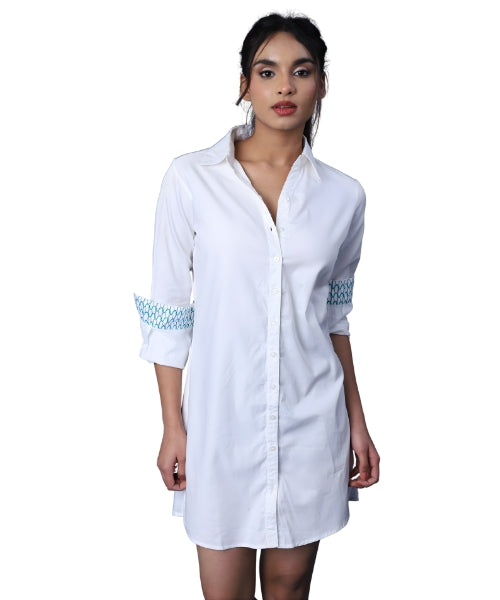 Abstract Symphony Shirt Dress