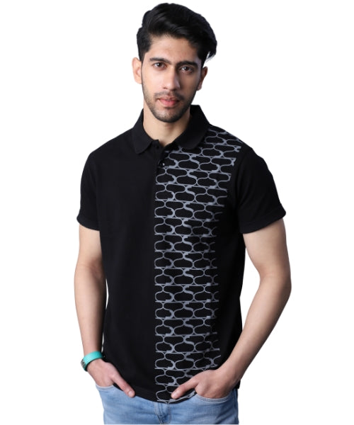 Front Pattern Polo