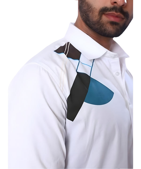 Shoulder Print Shirt