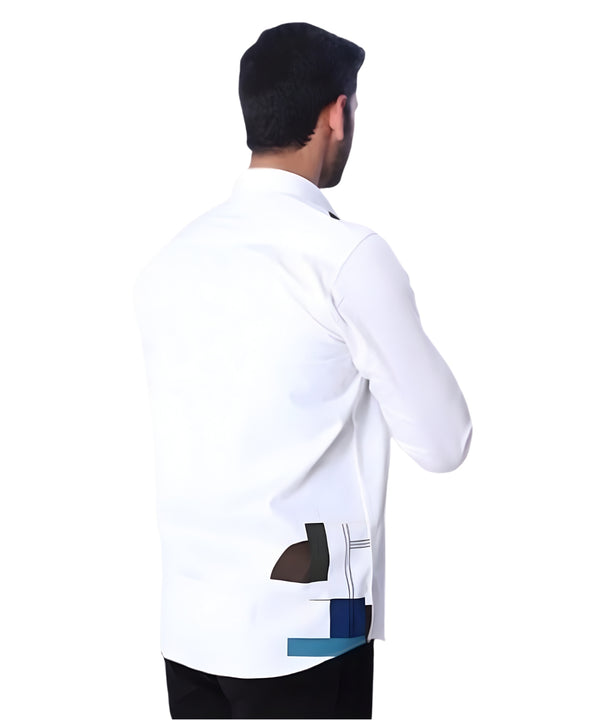 Shoulder Print Shirt