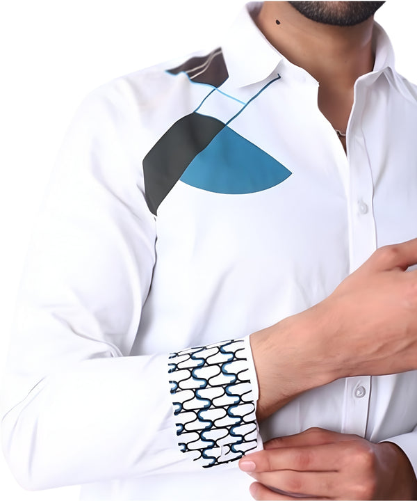 Shoulder Print Shirt