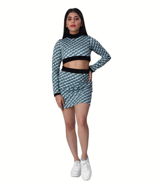 Abstract Shirt Dress