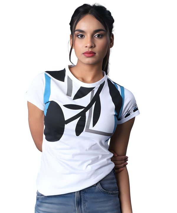 White Round Neck T-Shirt