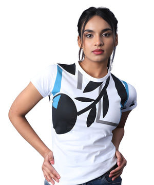 White Round Neck T-Shirt