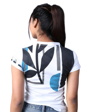 White Round Neck T-Shirt