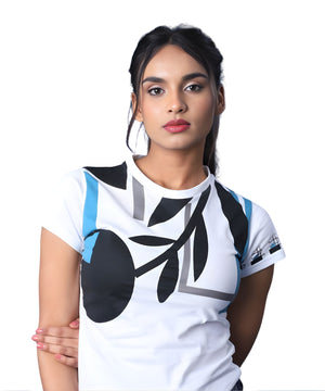 White Round Neck T-Shirt